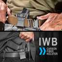 Carbon Fiber IWB Holster: Glock 19/17, 43/43X, Taurus G3C G2C G3, M&P Shield 9/.40, M&P Shield EZ,Sig P365/P365 SAS,Springfield XDS 3.3'', Hellcat,Ruger LC9/EC9/LCP2,M&P Bodyguard 380,SCCY CPX-1 CPX-2