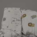 2-Pack Waterproof Crib Sheets for Boys, Girls - 52x28 Fitted Organic Cotton Baby Crib Sheets, Toddler Mattress Protector Cover, Washable, Soft & Durable Baby Bedding Essentials (KeaSafari)