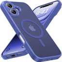 Magnetic for iPhone 16 Case [Full Camera Protection][Military-Grade Protection][Compatible with MagSafe] Shockproof Protective Slim Phone Case for iPhone 16, Cobalt Blue
