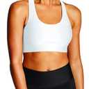 Champion Women's Sports Bra, Absolute, Moderate Support, High-Impact Sports Bra for Women (White, L)