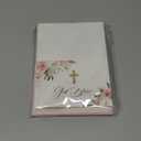 48 Pack Christian Thank You Cards, Watercolor Pink Floral Cross Baptism Thank You Cards with Envelopes & Stickers, First Communion & Religious Occasions