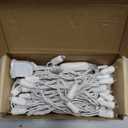 Christmas Lights 50 LED 17FT Commercial Mini LED String Lights, 120V UL, White Wire Xmas Lights for Indoor & Outdoor Use, Holiday Party Decorations,Trees, Light Displays (Cool White)