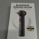 Pore Vacuum Blackhead Remover with Heating, Blackhead Extractor with 3 Adjustable Suction Levels, 5 Probes, Blackhead Remover Tools for Women and Men (Black)