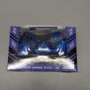 Wireless Controller for PS4, Controller for Sony PlayStation 4, Double Shock 6-Axis Motion Sensor, Sensitive Touch Pad, Built-in Speaker & Stereo Headphone Jack, Compatible with PlayStation 4/Pro/Slim (Galaxy Blue)