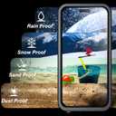 SPIDERCASE Magnetic for iPhone Air Case Waterproof, Built-in Lens & Screen Protector,[IP68 Underwater][15FT Military Shockproof] [Dustproof] Full Body Protection Cover for iPhone 17 Air 6.5,Black