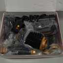 6 in 1 Hair Dryer Brush, Detachable Air Styler, Blow Dryer Brush 3 Heat Settings Frizz-Free Drying, Volumizing, Straightening, Curling for Travel & Home Styling (Pink-Black)