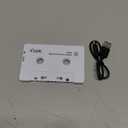 Elook Car Audio Receiver, Bluetooth Cassette Receiver Tape Aux Adapter Player with Bluetooth 5.0, White