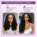 Feather Crochet Human Hair 16Inch Deep wave Human Crochet Hair for Black Women Pre-separated 50 Strands 45g Invisible Miracle Knots Crochet Human Hair Extensions #1B Natural Black