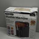 Slushie Machine No Ice Needed, Slushy Machine for Home, CHIVALZ Frozen Drink Maker with 6 Preset Programs for Margaritas, Frapps, Milk Shake and More, LED Display, Auto Clean, Black, 1 Pack+6 Modes