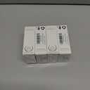 4 x Cigarette Case, Brushed Aluminium with Magnetic, Up to 20 Cigarettes for 85mm King Size (Silver)