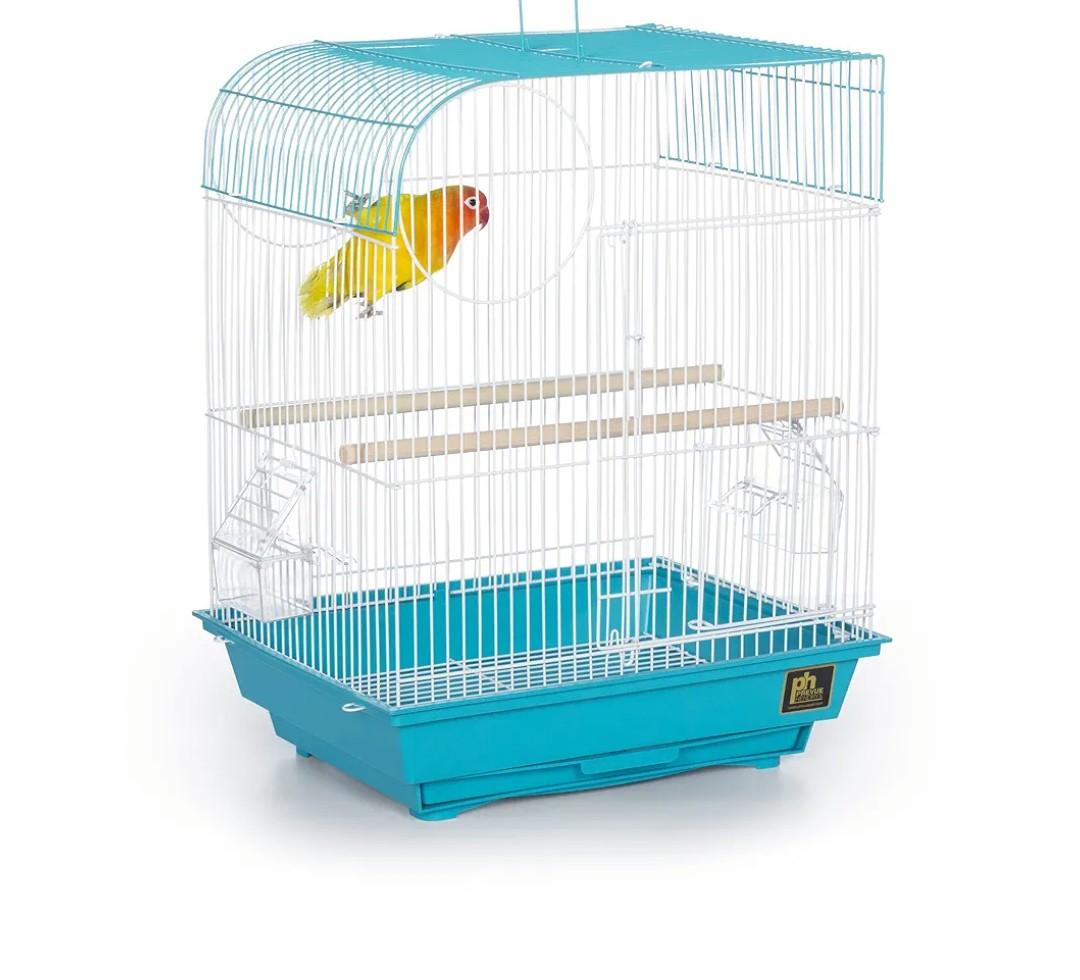 Prevue Pet Products South Beach Flat Top Bird Cage, Teal (SP50061)
