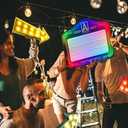 LED Letter Bottle Presenter, Club Bottle Service Signs Color Change, Custom Logo, Changeable Letters Vip Service For Night Club Party Bar