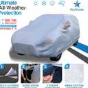 EzyShade 10-Layer SUV Car Cover Waterproof All Weather. See Vehicle Size-Chart for Accurate Fit. Outdoor Full Exterior Covers for Automobiles Heavy Duty Tarp Jeep Rav4 CRV. Size S4 (See SizeChart)