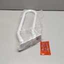 Hand Rails for Outdoor 1-2 Steps, Indoor Stairs, Bathroom, Wall Mount Non-Slip U-Shape Stair Hand Railing White 1 Pack