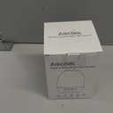 Aiscool Night Light Bluetooth Speaker, 3D Glass Fireworks Lamp with Touch Control, 7 Colors & Gradient Mode, Rechargeable Bedside Light for Bedroom, Gift for Kids, Teens & Adults (Galaxy White)