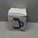 Chefman 1.7-Liter Electric Tea Kettle w/ Borosilicate Glass and Automatic Shutoff - Black