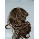 Claw Clip Ponytail Extension 18" Clip in Wavy Ponytail Hair Extensions Long Pony Tails for Women Extensions Ash Blonde Mix Light Brown Wave Hairpiece