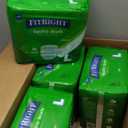 FitRight Extra+ Adult Diapers, Disposable Incontinence Briefs, Leak-Proof Diaper, Absorbent Briefs for Men and Women, Maximum Protection, Large, 44  56 in, 20 Briefs per Bag