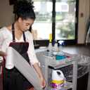 Aluf Plastics High Density Trash Bags, 45 Gallon, 250 Count, 16 Micron (eq), 40" x 48", Black, for Bathroom, Office, Industrial, Commercial, Janitorial, Municipal, Recycling