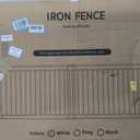 45-80" Extra Wide Baby Gate for Large Openings, Metal Heavy Duty Dog Gate