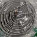 Papillon Garage Door Bottom Seal Strip, Weatherproof EPDM Rubber Threshold, Fits All Standard Doors, Easy for DIY Homeowners, No Adhesive (10Ft, Grey) (Gray)