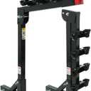 MaxxHaul 70210 Hitch Mount Bike Rack 4-Bike Rack, Black For Cars Trucks SUV's Minivans, Large