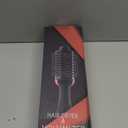 Hair Dryer Brush Blow Dryer in One, Upgraded 4 in 1 Hair Dryer and Styler Volumizer with Negative Ion Anti-frizz Ceramic Titanium Barrel Hot Air Hair Straightener Brush (Black/Pink)