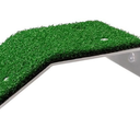Turtle Basking, Turtle Dock Turtle Ramp Plastic Simulation Lawn Turtle Reptile Basking Tortoise Habitat for Sunbathing Climbing Landscaping 7.5x5 Inch