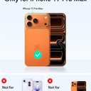 3 x for iPhone 17 Pro Max Case for Women Girls,Compatible with MagSafe,Camera Control,Full Camera Protection, Cute Wave Magnetic Phone Case for iPhone 17 Pro Max,Stone