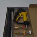 GDHXW High Power Washer Gun, Adjustable Pressure Washer Gun with Extension Wand, Quick Connection, with 5 Nozzle Tips, 2 Adapter, 10 O-Rings 5000 PSI, Compatible with Most Pressure Washer