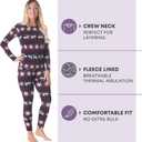 Rocky Thermal Underwear Women Long Johns Womens Thermals Top Bottom Set Fleece Lined Under Wear Clothes Base Layer Thermals (XL)