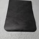 Black Bath Mat, Bathroom Rugs Non Slip Washable Thin Absorbent Quick Dry Bath Mat Fits Under Door Bathroom Floor Mat Perfect for Bath, Shower, or Sink 16"x24" Black