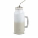 MANNA Poseidon Stainless Steel Timber 64Oz White & Grey