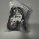 2 x Christmas Stocking Hooks,Non Slip Vinyl Coated Stocking Holder for Mantle Set of 4 Pack, Black Metal Stocking Hanger with Rubber Coated Stocking Hooks for Christmas Party Decorations