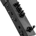 A-NAFTULY Front Right Passenger Power Seat Switch for 2007-2013 Chevy Silverado Suburban Tahoe Avalanche GMC Sierra Yukon Cadillac Escalade Buick, 8 Way Power Seat Adjustment Control Switch, 12451498