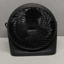 Air Circulator Fan, Desk Fan for Bedroom, Home and Office, With 90-Degree Tilt Head, 3 Speed Settings, Lightweight (3 LBS), 35 Watts, Black, 11.1"W x 6.3"D x 10.9"H