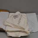 BIOWEAVES 100% Organic Cotton 1 Fitted Sheet Queen Size Only | 300 Thread Count Sateen Weave GOTS Certified with Deep Pocket - Undyed Natural