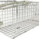Collapsible Humane Live Animal Cage Trap No-Kill Trapping Kit for Humane Catch Release Rabbits, Stray Cat, Squirrel, Raccoon, All Fit Sized Animals, Heavy Duty,