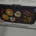 Chefman XL Electric Griddle with Removable Temperature Control, Immersible Flat Top Grill, Burger, Eggs, Pancake Griddle, Nonstick Extra Large Cooking Surface, Slide Out Drip Tray, 10 x 20 Inch