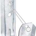 COCODE 25 Pack Wall Mount 2 J Hooks with Retainer Clip Galvanized Steel Cable Hangers Heavy Duty Utility Hooks Cable Management Support for Structured Cabling