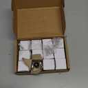 12 Pcs 30MM Crystal Clear Cabinet Knobs Silver Diamond Knobs for Dresser Drawers-Glass Dresser Handles(Clear)