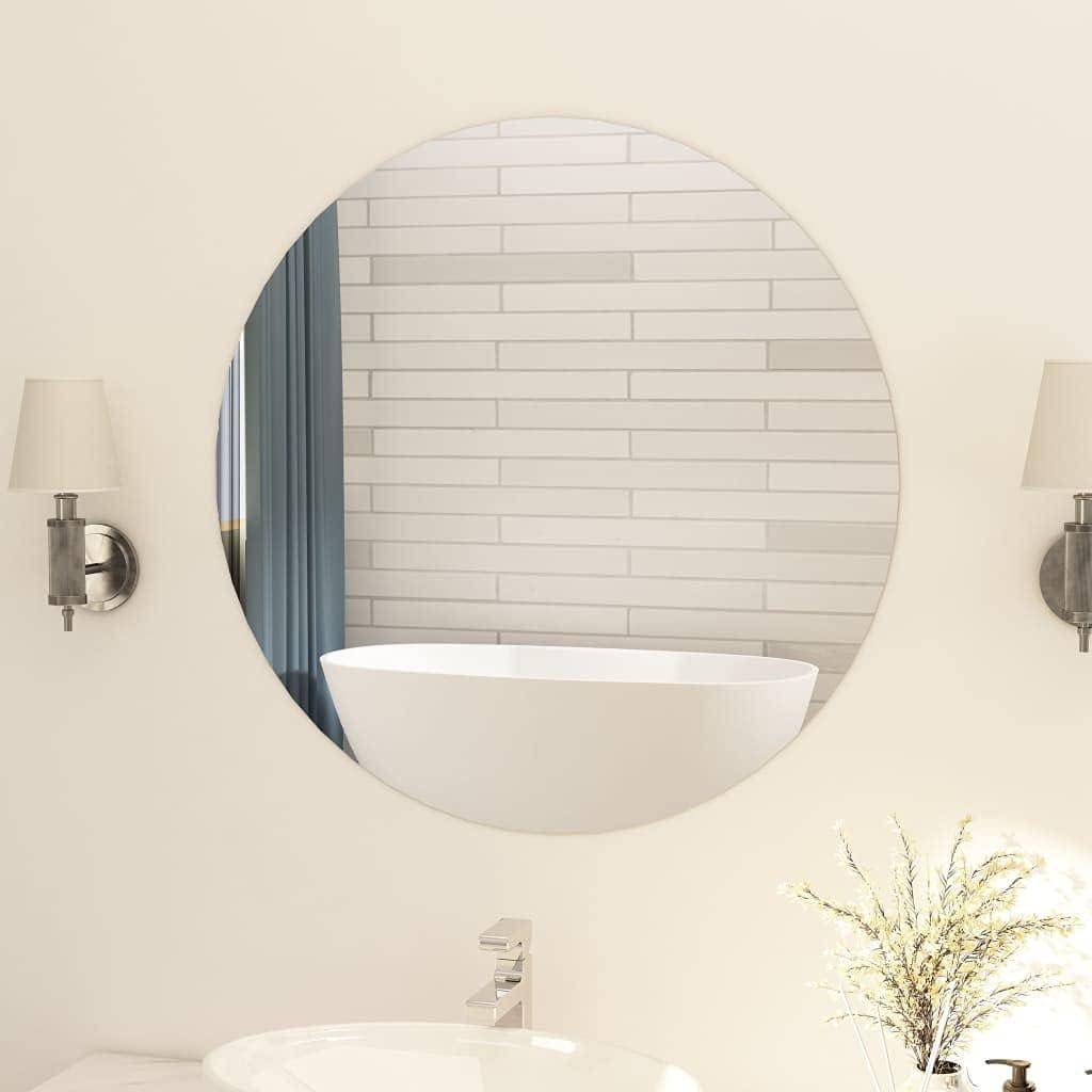 Frameless Mirror Round 31.5" Glass,Mirrors-13.51lbs