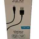Z GEAR 4 Foot Sync & Charge Cable. For Micro USB