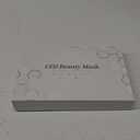 Yahi Red Light Photon Facial & Neck Mask with Remote Control, 7 Custom Modes with Infrared, Portable & Rechargeable with Timer for Home Use, 175 High-Density Light Beads, White