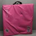 ProsourceFit Tri-Fold Folding Thick Exercise Mat 6x2 with Carrying Handles for MMA, Gymnastics Core Workouts (Pink)