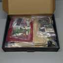 Hallisun DIY Miniature House Kit, Tiny 3D Wooden Street Scene, Mini Dollhouse Bookshelf Decor Kit with Dustproof Cover & Music Movement, Creative House Craft for Adults, Gift for Family and Friends