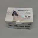 Solar Security Cameras Wireless Outdoor, 2K Night Vision AI Motion Detection 2-Way Talk Battery Powered WiFi Indoor Cameras for Home Security Outside IP65 Weatherproof Spotlight Siren Alarm 2 Pack