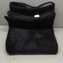 Amearea Modern Area Rugs for Bedroom Living Room, 4x6 Feet Black Thickened Memory Foam Rug, Fluffy Indoor Washable Rugs Non Slip Minimalist Carpet for Kids Boys Girls Dorm Nursery Room Decor