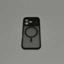 MOCCA Magnetic for iPhone 17 Pro Case, (Compatible with Magsafe) (16FT Military Grade Protection) Full Camera Protection Anti-Fingerprint Slim Translucent Matte Phone Cover 6.3",Black