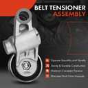 A-Premium Timing Belt Tensioner Assembly with Pulley Compatible with Subaru Forester 1998-2013, Impreza 1998-2014, Legacy 1997-2012, Outback 2000-2012, WRX 2012-2014 & Saab 9-2X, Replace# 13033AA000